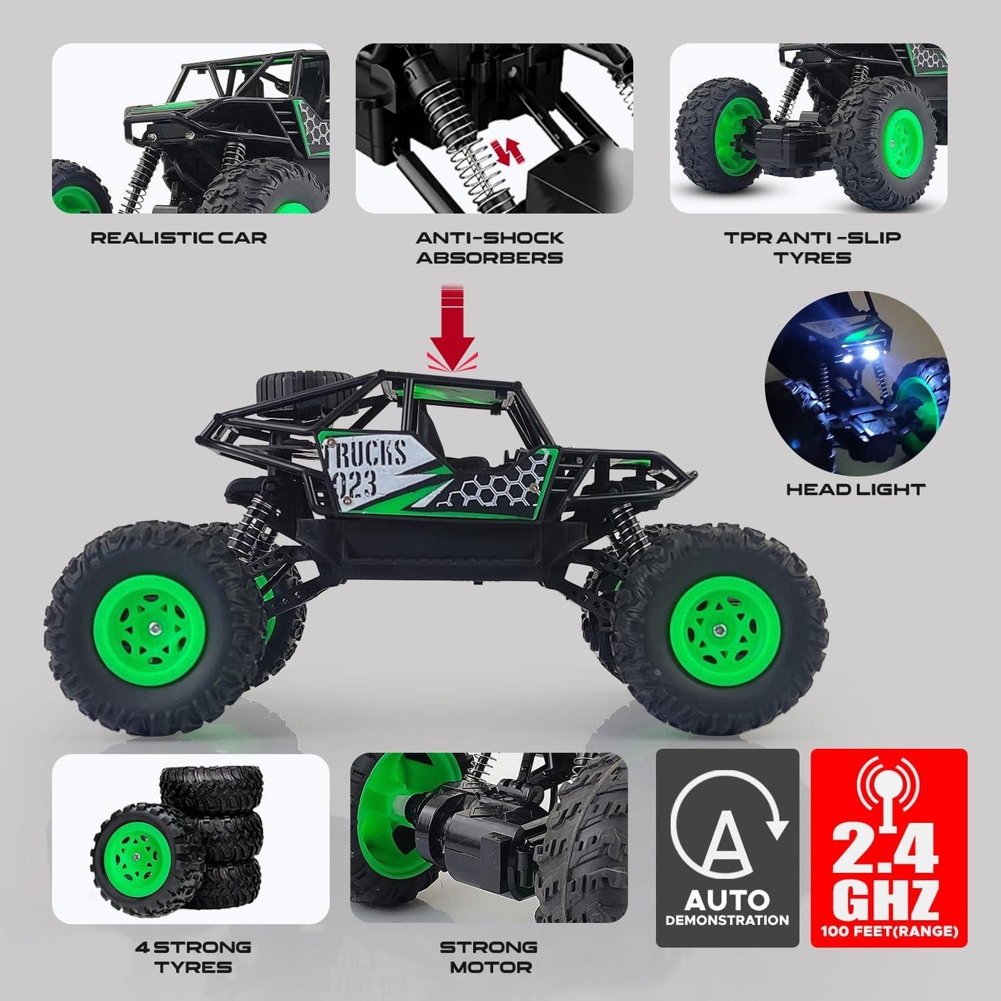 4x4 Rally Car Remote Control Monster Truck